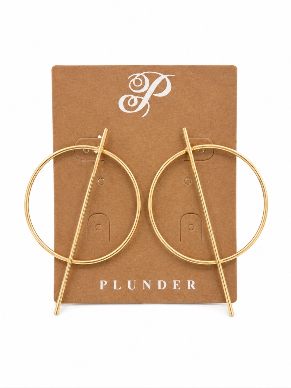PLUNDER Adelaide Gold Tone Earrings 💥🆕💥